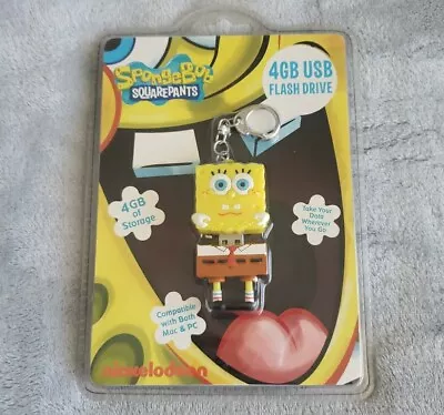 New SEALED Nickelodeon Fun 4 GB USB FLASH DRIVE SpongeBob SquarePants • $13.99