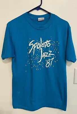 Vintage Spoleto Jazz Festival 1987 T-Shirt Single Stitch Charleston SC Art Music • $24.99