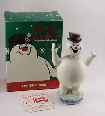 Vintage Frosty The Snowman Collectible Bobblehead Mervyn's In Original Box • $8