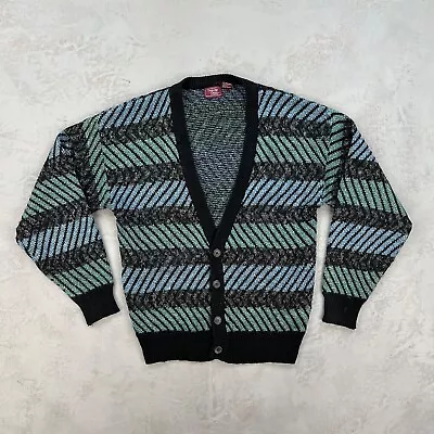 Vintage Cambridge Classics By Mervyn's Wool Blend Cardigan Sweater Men's Medium • $23