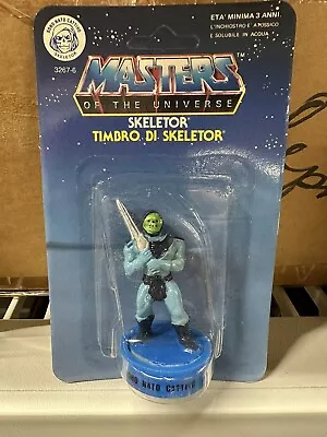 1985 VINTAGE MOTU HE-MAN Skeletor Figure Stamper New Old Stock Italy MOC • $35