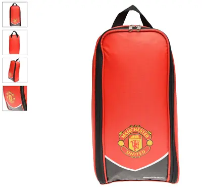 £8.95 • Buy Manchester United FC Football Team Boot Shoe Zip Bag With Hand SWOOP