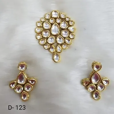 Bollywood Rare Bridal Pendant Royal Jewelry Set Arabic Women Wedding Ramdan H • $62.30