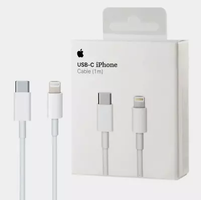 Genuine USB-C Fast Power Adapter Charger PD Plug/ Cable For IPhone 15/14/13/12 • £3.58