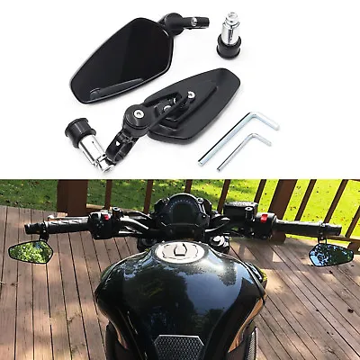 For Kawasaki Vulcan S 650 EN650 Motorcycle Bar End Mirrors Rear View Sports Side • $29.52