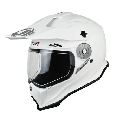 Just1 J14 Solid Carbon Helmet White Matte Large L 607329028100005 Motorcycle • $75