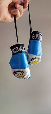 GUATEMALA Flag Mini Boxing Gloves For Car Truck Bus Jeep SUV RV Decor Rear-View • $10.99