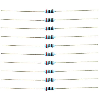 1/4 Watt Metal Film 1% Resistors 2.8K Ohm 10 Pack • $6.59