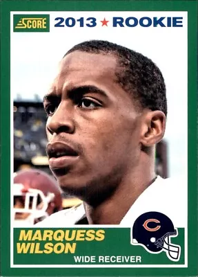 2013 Panini Score #402 Marquess Wilson RC CHICAGO BEARS WASHINGTON STATE COUGARS • $1.89