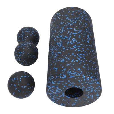$21.92 • Buy Foam Roller Set 3 In 1 Yoga Column Deeply Massage Fit Body Curve Peanut BHC