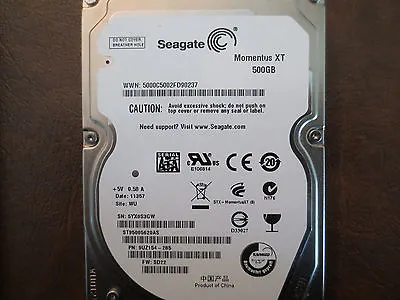 Seagate ST95005620AS 9UZ154-285 FW:SD22 WU 500gb 2.5  Sata Hard Drive  • $94.77