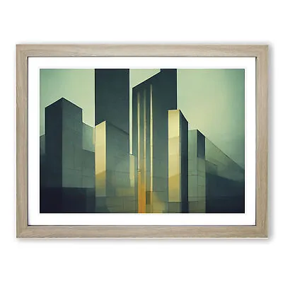 £24.95 • Buy Futuristic Buildings Architecture Vol.2 Framed Wall Art Print Large Picture