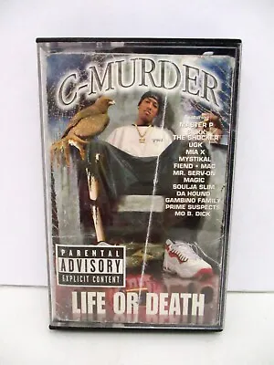 $19.99 • Buy Vintage C-Murder Life Or Death Cassette Tape No Limit Label Master P Rap Used