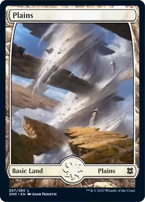 PREORDER Plains (267) X4 FULL ART Zendikar Rising MTG NM/M • $2.95