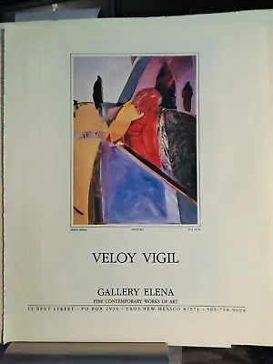 Veloy Vigil  Art Pieces Vtg Orig  1988 Advertisement • $16.73