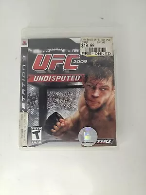 UFC Undisputed 2009 (Sony PlayStation 3 2009) PS3 CIB  Tested • $6.99