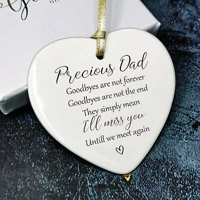 Memorial Plaque Bereavement Family Loss Love Hanging Sign Grave Gift Mum Dad • £6.99