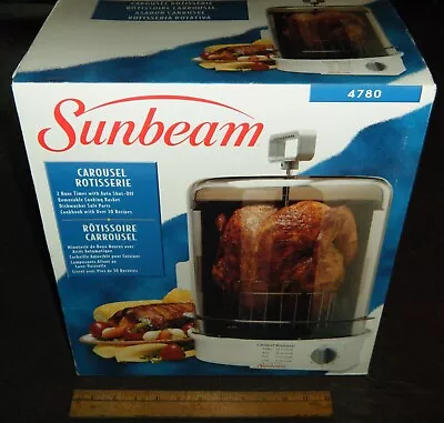 Sunbeam Electric Carousel Rotisserie #4780 New/Never Used In Original 1997 Box • $49.95