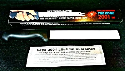 Original Edge 2001 Stainless Carve Serrated Sharpest Knife(as Seen On TV) • $10