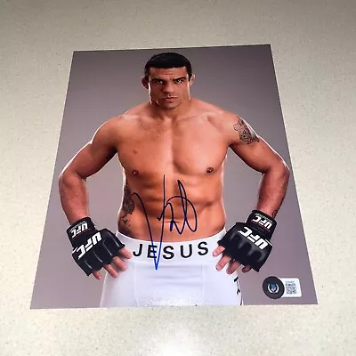 VITOR BELFORT Signed Autographed 8X10 UFC MMA CHAMPION BECKETT BAS COA BH54805 • $99.99