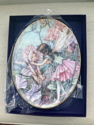 £9.99 • Buy Royal Worcester Large Oval The Sweet Pea Fairy Plate 