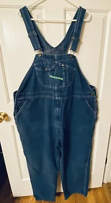 Vintage? KEY Imperial Bibs Overalls Men's Denim Zipper Fly Size W48 X L30 • $12.99