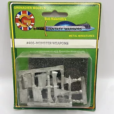 Grenadier Fantasy Warriors Lead Model Figures #405 Monster Weapons • $5