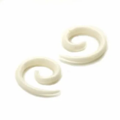 £15.87 • Buy Bone Ear Stretchers 4 Mm 8 Gauge Taper Spiral Expander Earrings - 81stgeneration