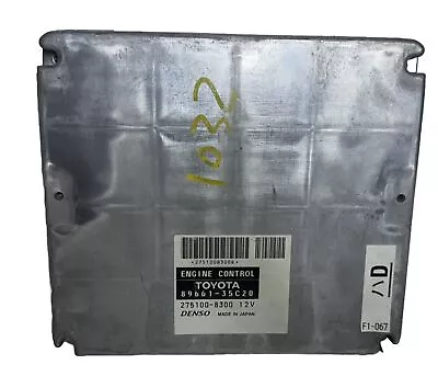 2001-2002 Toyota 4Runner 3.4L  4x4 ECU Engine Control Module 89661-35C20 #J2-2 • $62.82