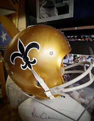 RARE Vintage New Orleans Saints HNFL Airflo Rawlings Youth Football Helmet 70's • $195