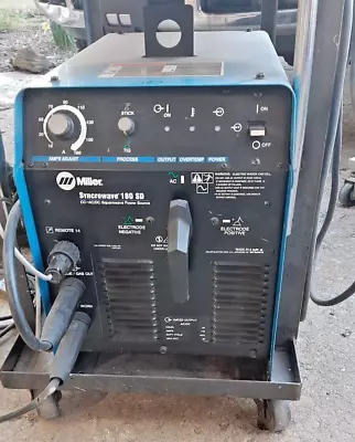 2 Welders Miller Syncrowave 180 SD (Tig & Stick Welder) With 1 Being Parts Unit • $900