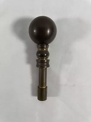 Heavy Vintage Solid Brass Lamp Finial From 1960s Chapman Lamp #23 • $19.50