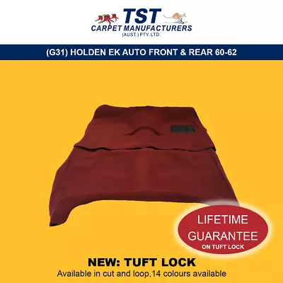 Moulded Car Carpet Fits (g31) Holden Ek Auto Front & Rear 60-62 • $210