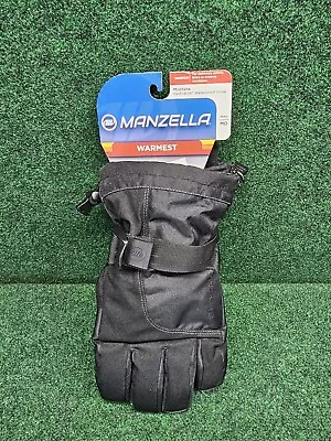 Manzella Montana HydroBlok/3M Thinsulate/Black Gloves/Men MD • $19.99