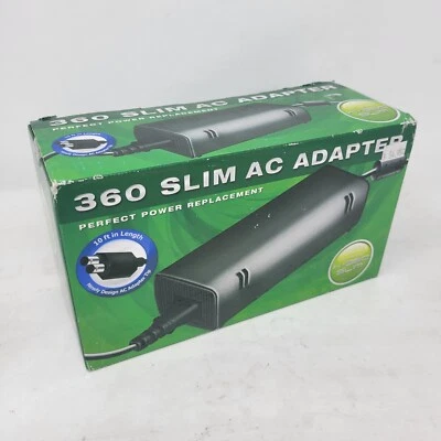 $11.88 • Buy New SLIM AC Power Supply Brick Charger Adapter Cable Cord Microsoft Xbox 360 W2