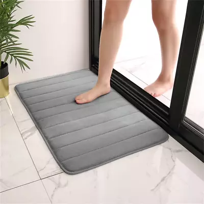 Highly Absorbent Non-Slip Memory Foam Bath Mat For Bathroom • $11.59