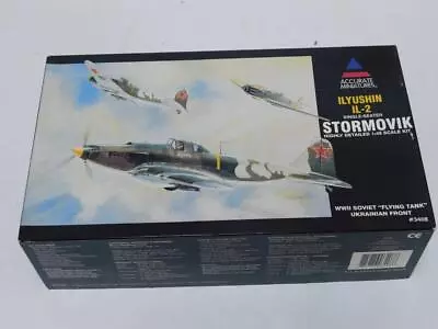 1/48 Accurate Miniatures Ilyushin IL-2 STORMOVIK Soviet Plastic Model Kit 3408 • $20.23