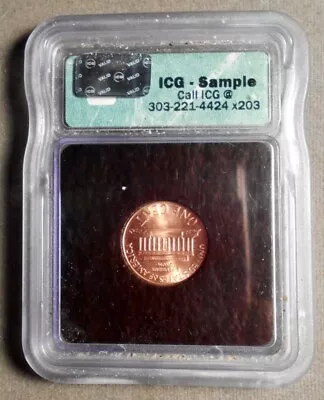 ICG Sample Slab Intercept Shield 2000D Uncirculated 1c. • $8