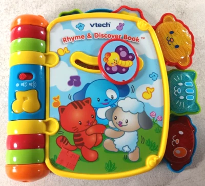 $8.16 • Buy Vtech Preschool Rhyme & Discover Book VT0502 Battery Powered Lights Sounds