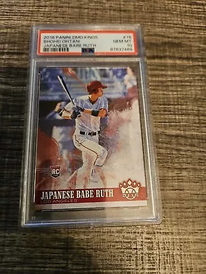 2018 Diamond Kings #76 Shohei Ohtani Rc Japanese Babe Ruth Psa 10 • $14.99