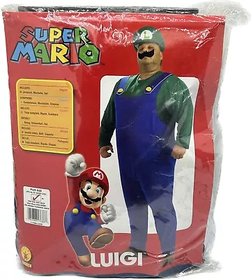 RUBIES Officially Licensed SUPER MARIO Adult COSTUME Plus Size Medium NOS • $29.99