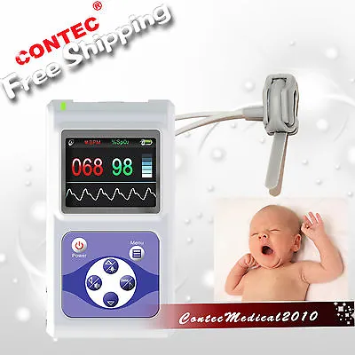 Pulse Oximeter Spo2 Monitor USB 24 Hours Neonatal Infant New Born  Bundled Probe • £105.60