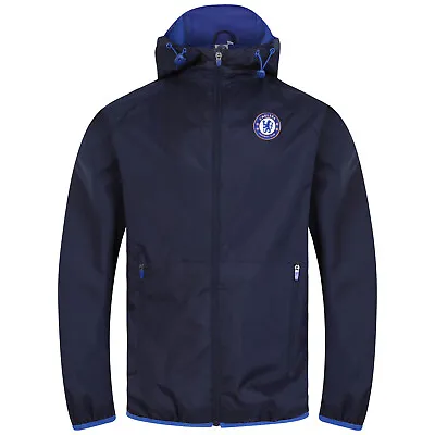 Chelsea FC Mens Jacket Shower Windbreaker OFFICIAL Football Gift • £34.99