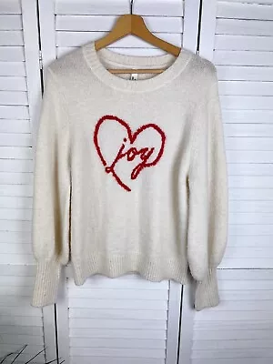 $58 • Buy AND/OR JOHN LEWIS Alpaca Wool Blend Jumper, Pullover, Baloon Sleeve, Sz 12-14