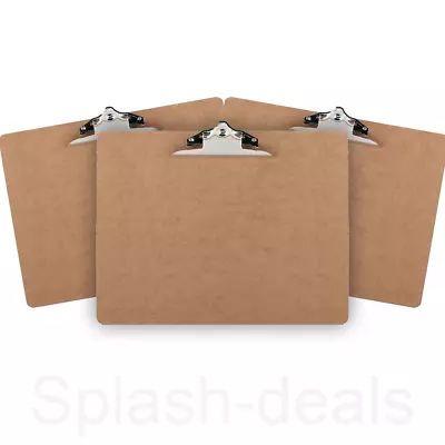 A3 Wooden Clipboard Heavy Duty Waterproof Masonite - Very Strong Clip • £89.99