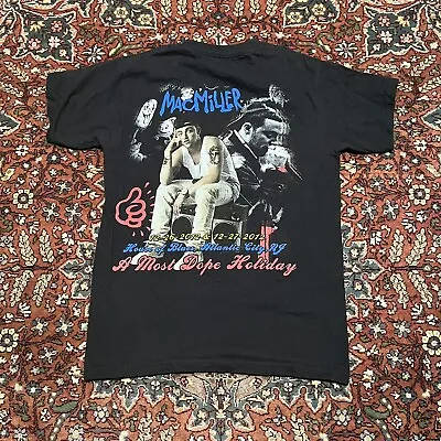 Rare Men 2012 Mac Miller Most Dope Macadelic KIDS Tour Rap Tee Shirt Black Small • $388.60