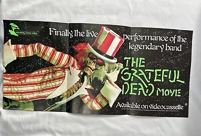 Grateful Dead Movie Poster 23” X 10.75” Monterey Video • $49.99