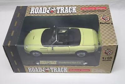 Maisto Road & Track Thunderbird Show Car Series 2 1:18 Diecast Coll Edition MINT • $12.50