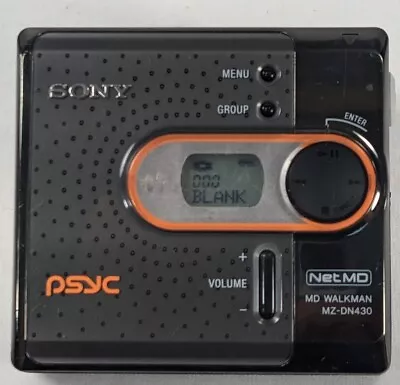 Sony MZ-DN430 Walkman Psyc Net MD MiniDisc Network Player With 1 Disk • $150