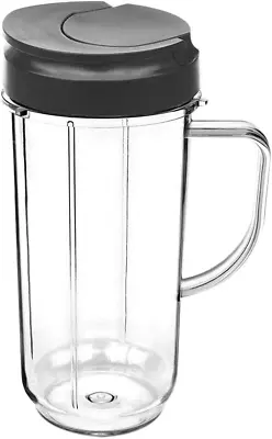 22oz Tall Cup With Flip Top Lid For Magic Bullet Blender • $22.09